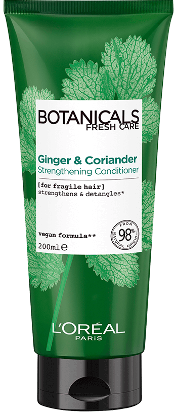 botanicals ginger and coriander fragile hair vegan conditioner